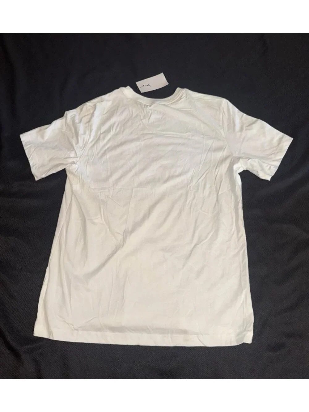 NWT Air Jordan Air Wordmark T-Shirt Mens Size L White Black Red CK4212-103